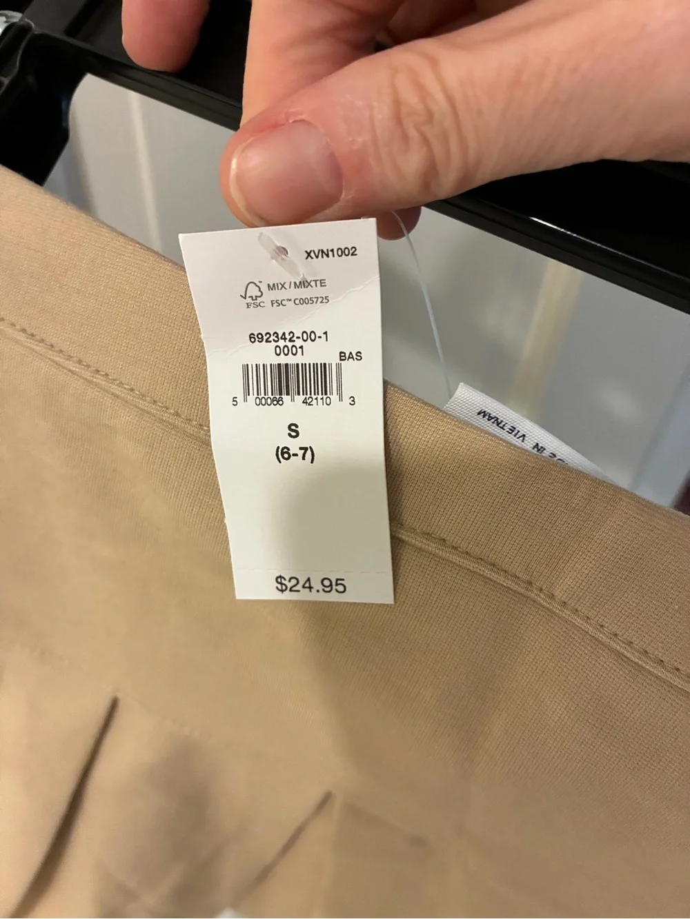 GAP Kids Tan Pleated Skater Skirt, uniform